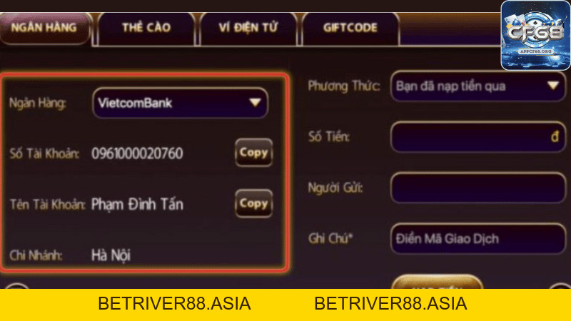 Nạp tiền CF68 - Hướng dẫn chi tiết và an toàn tuyệt đối cho newbei