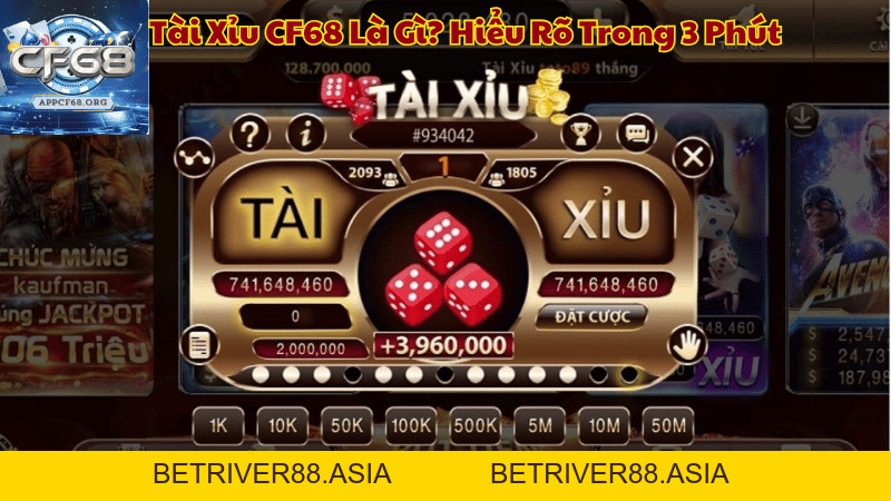 Tài Xỉu CF68 - Chiến thuật chốt kèo tài xỉu online đơn giản